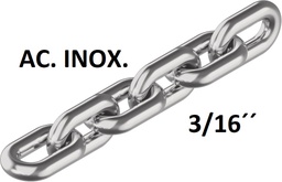 [4C70502] CADENA ACERO INOX 3/16 25KG 55MTS