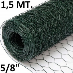 [4M11483] MALLA HEXAGONAL PLASTIFICADA 5/8 X 1.50M BWG20 30M