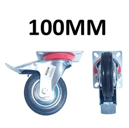 [4R22011] GARRUCHA GIRATORIA IND. CHINA 100MM/FRENO 4