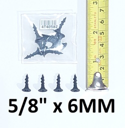 [4T40582] TORN.AGLOM. 0.60 X 6 NEGRO  5/8 X 6