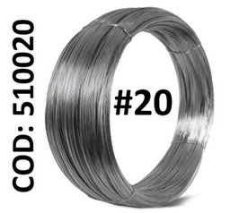 [510020] ALAMBRE GALV. 20 X 1/2LB IDEAL 20KG (0.90MM)