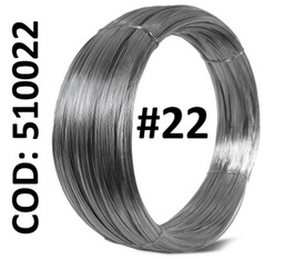 [510022] ALAMBRE GALV. 22 X 1/2 LB IDEAL 20KG (0.70MM