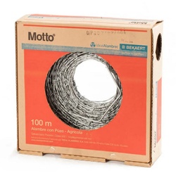 [522100] ALAMBRE PUA MOTTO 100 MT ROJO