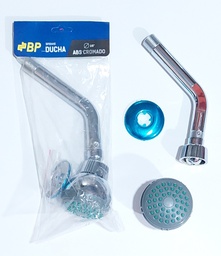 [53694] DUCHA PLASTICA BP 1/2 NIQUELADA