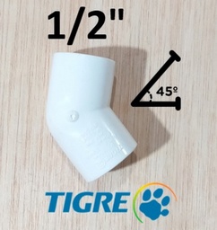 [550900] CODO TIGRE 1/2´´X45 PEGAB C-40
