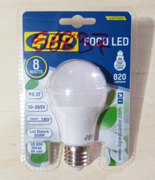 [56837] FOCO LED BP 8W 6500K 110-260V E27