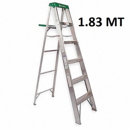 [588071] ESCALERA ALUMINIO 6 PIE GALLO 1.83MT C-2213-06 CUPRUM