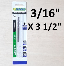 [597500] BROCA CONCRETO 3/16 CARIOCA ITALY/ALEMAN