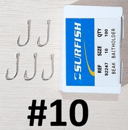 [5PZAP2P] ANZUELO P/PESCA # 10 NICKEL 92247