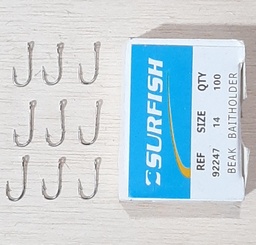 [5PZAP2T] ANZUELO P/PESCA # 14 NICKEL 92247