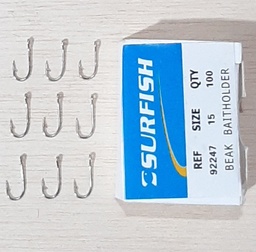 [5PZAP2U] ANZUELO P/PESCA # 15 NICKEL 92247