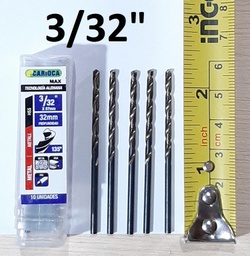 [624291] BROCA HSS 3/32 X 57MM CARIOCA M2