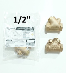 [624442] VALV.CHECK HOR.KRAUSS 1/2´´ TIPO Y BRONCE