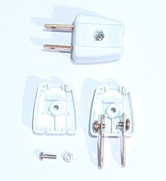 [628001] ENCHUFE BAQUELITA BLANCO