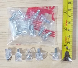 [665607] SOPORTE P/REPISA 5613CL TRANSP/BLANCO