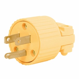 [681636] ENCHUFE PLASTICO AMARILLO 3P VOLTECK