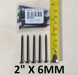 [687622] TORN.AGLOM. 2 X 6 NEGRO