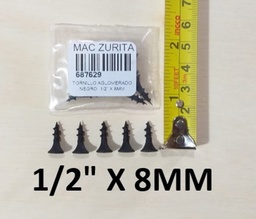 [687629] TORN.AGLOM. 0.50 X 8 NEGRO  1/2 X 8