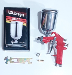 [6C1341Y] PISTOLA P/PINTAR CENTURY 400 ML F75G ROJO