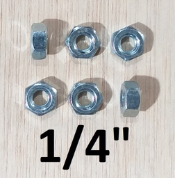 [704014] TUERCA GALV. 1/4´´ KG 300 TUERCA