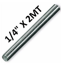 [712025] VARILLA GALV. 1/4 X 2MT