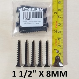 [717611] TORN.AGLOM. 1.50 X 8 NEGRO