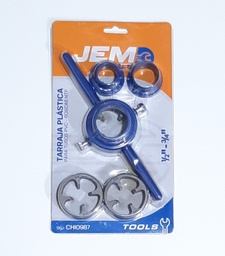 [72840] JGO TARRAJA JEM PVC 1/2, 3/4, 1