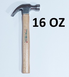 [7316] MARTILLO DE UÑA M/MADERA TOTAL 16 OZ.