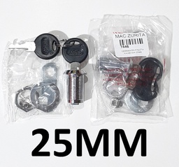 [7446] CERRADURA P/VITRINA PALETA XIAOBOSHI 25MM