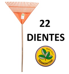 [77850821] RASTRILLO TRAMONTINA PLASTICO 22D C/CABO