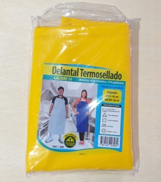 [786210802306] DELANTAL INDUSTRIAL CAL.14 68CM X 90CM AMAR. BROCHE