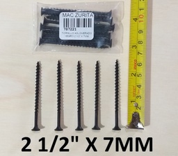 [787221] TORN.AGLOM. 2.5 X 7 NEGRO