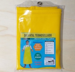 [8023083] DELANTAL INDUSTRIAL CAL.14 68CM X 110CM AMARILLO