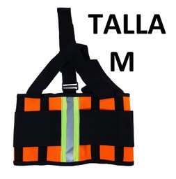 [808802] CINTURON PROT.COLUMN.LUMBARES M REFLEC.NARAN/GRIS