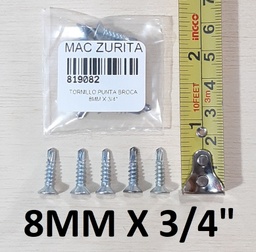 [819082] TORN.PUNTA BROCA 8X3/4´´ C/AVELLANADA GALV