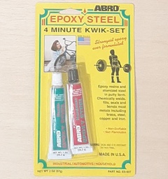 [AB034] MASILLA EPOXI STEEL 2 ONZ 4 MINUTOS ABRO