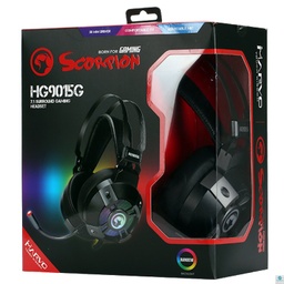 [AMGS001] AUDIFONO MICROFONO GAMING SCORPION 3.5MM ROJO
