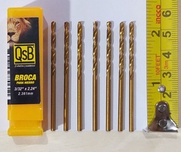 [B0214] BROCA HSS 3/32´´ QSB X 2.24´´