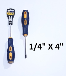 [BP00330] DESTORNILLADOR ESTRELLA 1/4 X 4 IMANTADO DEBP6X100