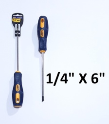 [BP00331] DESTORNILLADOR ESTRELLA 1/4 X 6 IMANTADO DEBP6X150