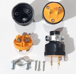 [BP00635] ENCHUFE CAUCHO NEGRO 2 PATAS BP