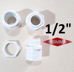 [C0412] CONECTOR PLASTICO 1/2´´ INDUMA P/TUBO CONDUIT
