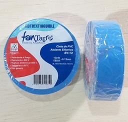 [C0413] CINTA AISLANTE FANTAPE 10Y CELESTE TACSA / NITTO