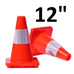 [C0430] CONO SEGURIDAD 12´´ REFLECTIVO NARANJA