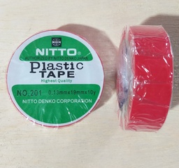 [C0752] CINTA AISLANTE COMANDO 10Y ROJA FANTAPE /TACSA / NITTO