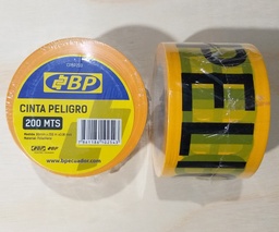[C0814] CINTA PELIGRO AMARILLA 3´´ 200 MT QSB/BP