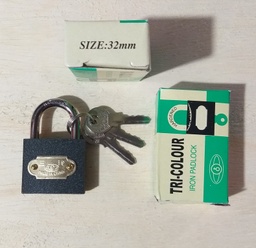 [CGR32] CANDADO GRIS 32MM