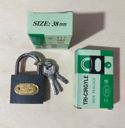 [CGR38] CANDADO GRIS 38MM