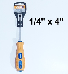 [CHI0593] DESTORNILLADOR PLANO 1/4 X 4 JEM IMANTADO