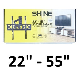 [CHI3800] SOPORTE P/TV 22-55 COMIX GIRATORIO L033-1 LED808 + M/A400 (L152)